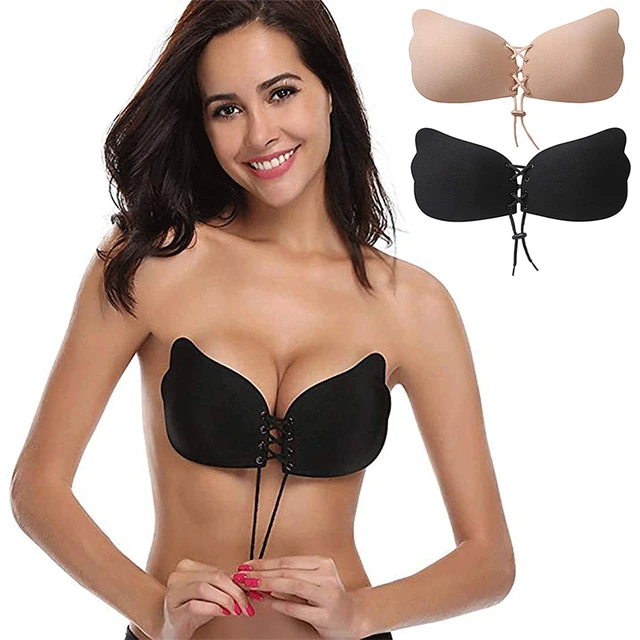 Silicone Gel Invisible Bra Self-adhesive Push Up Strapless Backless Stick On