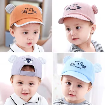

3-24M Autumn Baby Boy Girl hat Soft Cotton Unisex Infant Toddler Cap Kids Hats Spring Summer Baseball Caps Cute Bonnet Enfant