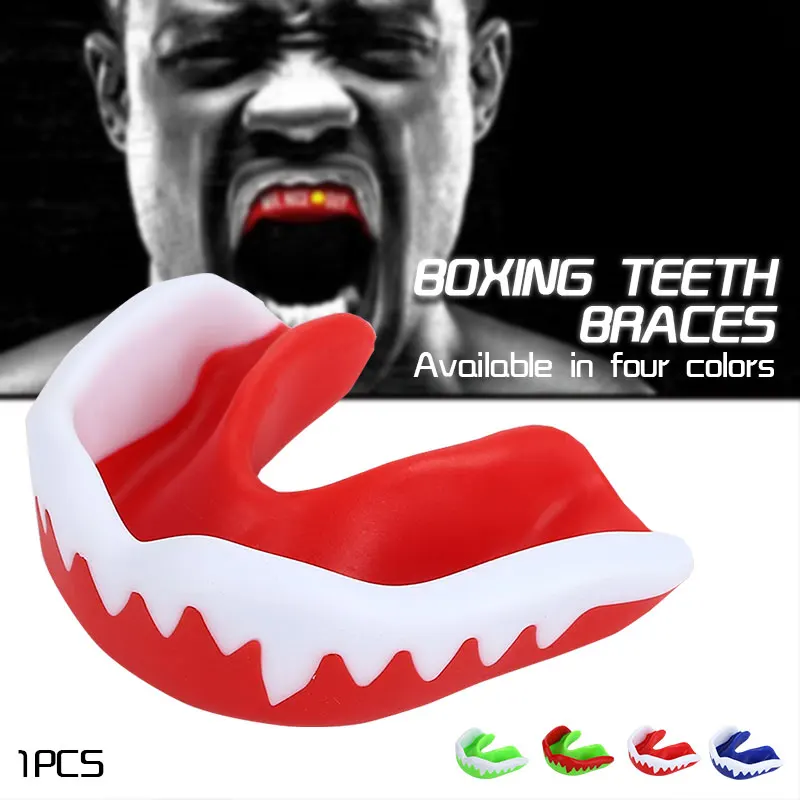 Спорт EVA мундguard Gum Shield экологический Бокс Рот guard безопасности зуб зубы тхэквондо полости рта очистить ногами