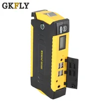 GKFLY Ёмкость 16000 мА/ч, Тартер кабели 600A соединительные кабели 12V автомобиль скачок стартер Мощность автомобиля банка Батарея бустер пусковое устройство