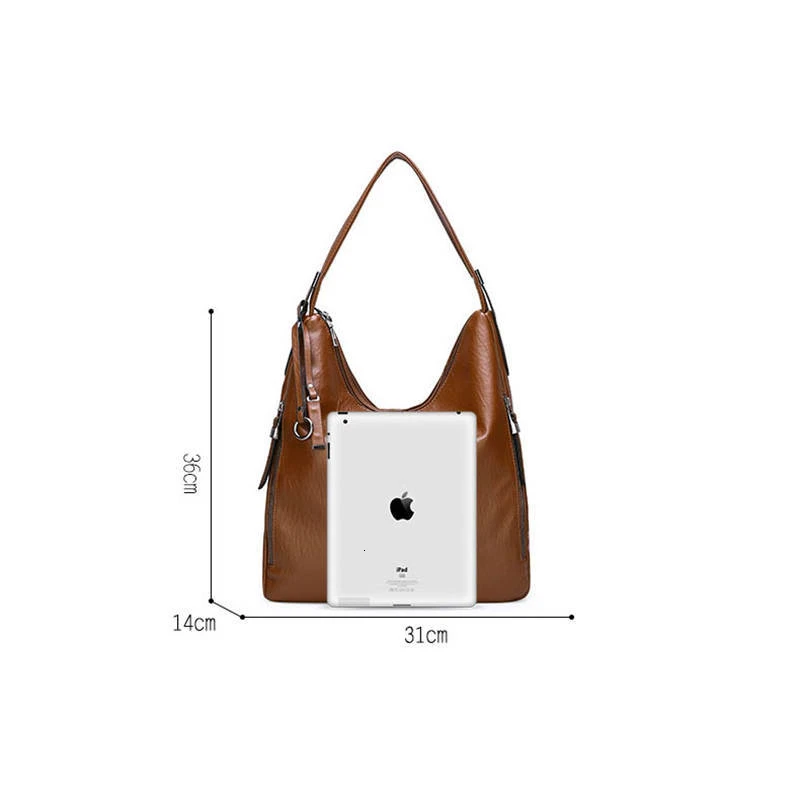 Luxury Handbags Women Bags Designer Multifunction Shoulder Bag For Women High Capacity Pu Leather Woman Handbags Tote Bag