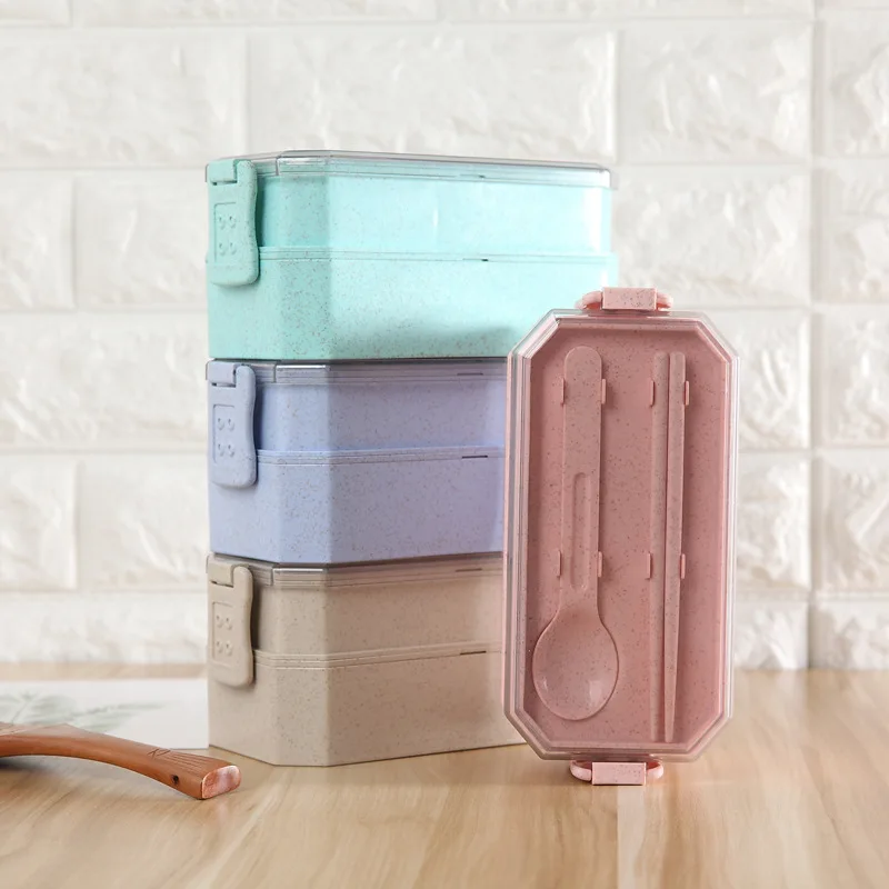 TUUTH Cute Lunch Box Japanese PP Material Thermal Microwave Heating Kids Portable Dinne Food Picnic School Container Box B2