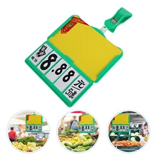 

Plastic Sign Holder Frame Clip-on Style Display Price Clips Sign Price Tag