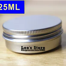 22 мм x 43 мм 100 шт./лот 25 мл мат алюминиевые банки, контейнер для крема и косметики, электронная защита, LAJ-11b