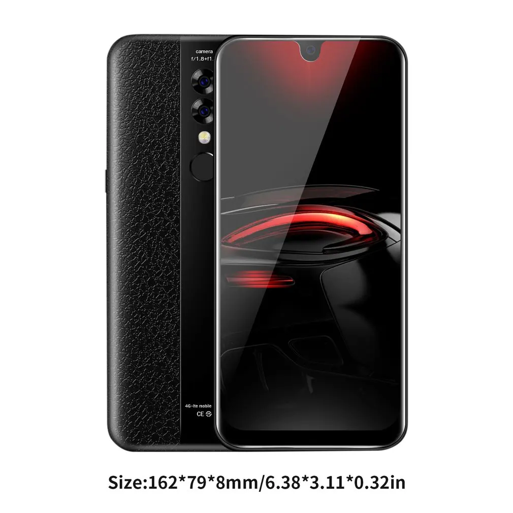 X23 6,2 дюймов смартфон 2+ 32 Гб мобильный телефон дисплей капли воды Тройная камера отпечатков пальцев распознавание лица смартфон