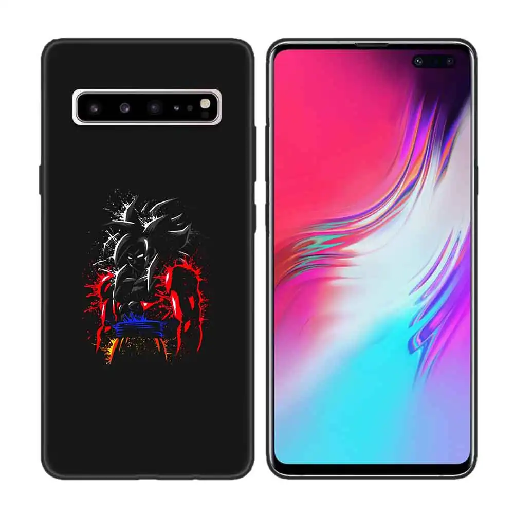 Черный мягкий силиконовый чехол для samsung Galaxy S7, S8, S9, S10, 5G, S10E, J4, J6, J8, M20, Note 8, 9 Edge Plus,, Cas, DRAGON BALL Z Su