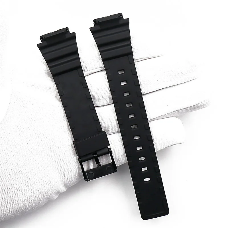 Black Men's Watch Strap with Pin Buckle - Premium Watchband Accessory