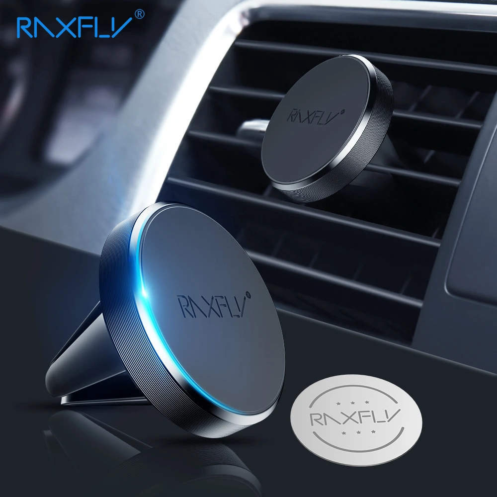 iphone stand RAXFLY Magnetic Phone Holder Car For Redmi 4X Note 5 Pro Air Vent Mount Holder For Phone in Car Magnet Stand For iPhone X XS MAX mobile holder