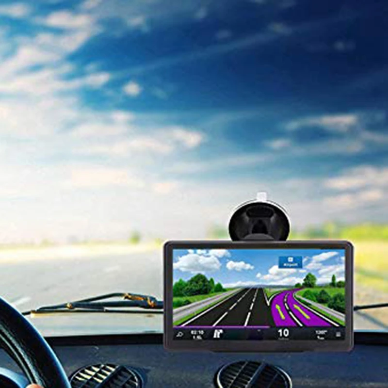 Gps навигация 7 дюймов HD Универсальный gps Смарт голосовое напоминание 8 Гб ПЗУ 256 Мб Глобальная навигационная спутниковая система