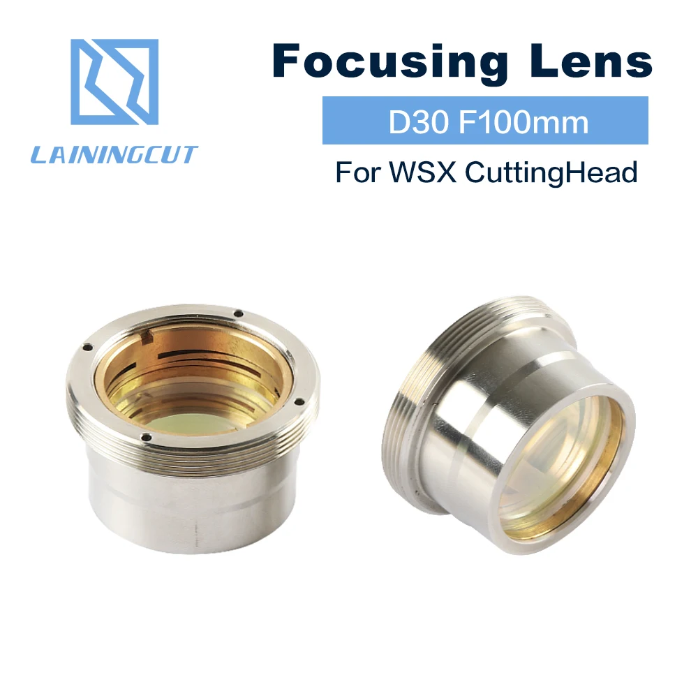 LSKCSH агенты, необходимые волоконные линзы с лазерным фокусом D30 F100 F125mm, лазерные фокусирующие линзы для WSX волоконно-лазерной режущей головки WSX-GQ-JT-02