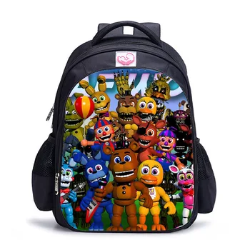 

Hot Five Night At Freddy Backpack Kids FNAF Bonnie Fazbear School Bags for Teenager Boys&Girls Bagpacks Mochila Escolar 16inch