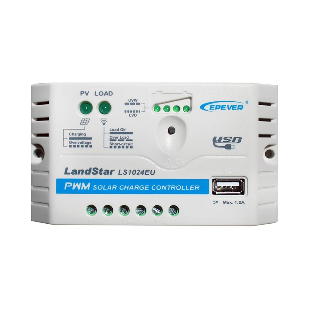 10A PWM Solar Laderegler 12V mit USB LS1012-EU