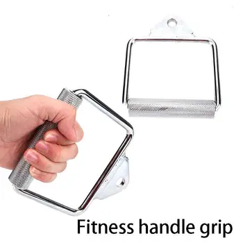 

Workout Handle Grip Fitness Reduce Weight Gym Outdoors Metal Silver Abdominal Muscles Motion Portable Device Home