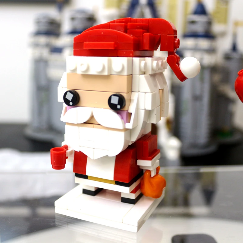 Gift Santa Claus Christmas New Year Elk Snowman Brickheadz