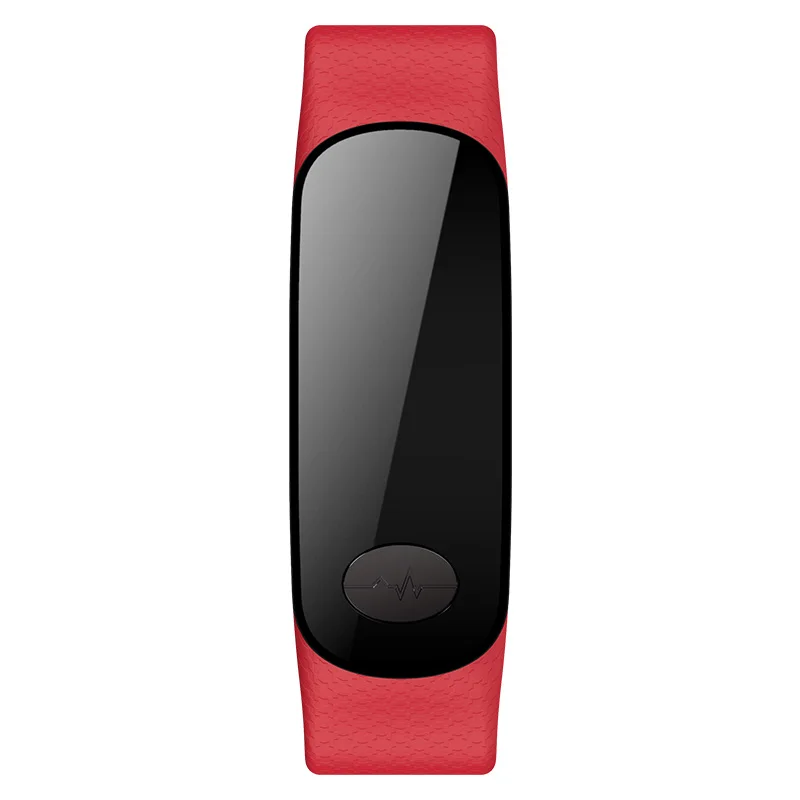 red Смарт-часы B18, IP67, водонепроницаемые, кровяное давление, пульсометр, умные часы, фитнес-трекер, для мужчин и женщин, часы для IOS Andriod - Цвет: red