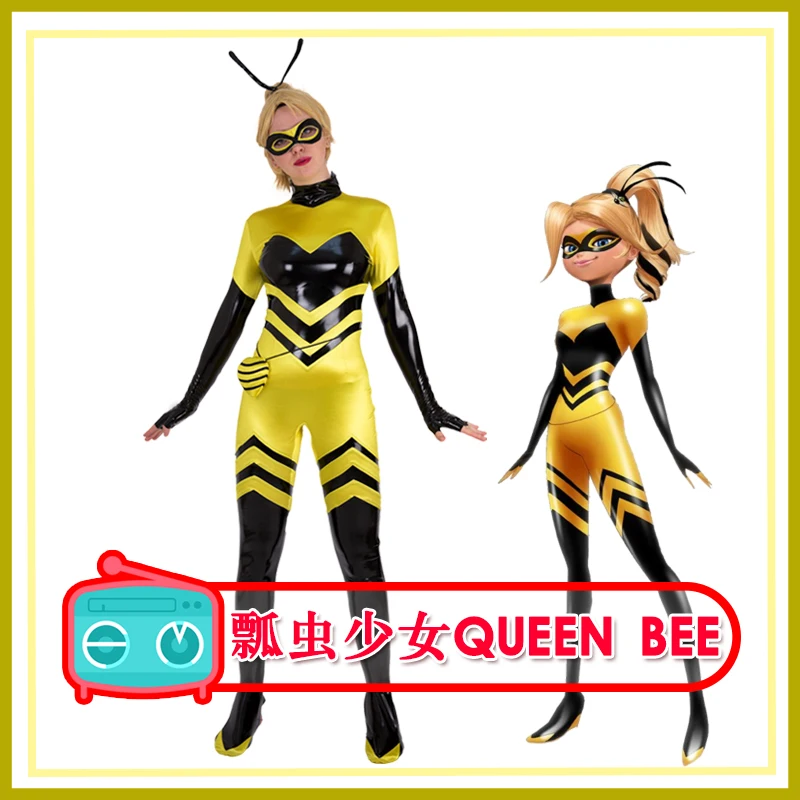 Costume D'abeille En Peluche - Pyjama Chaud, Combinaison Onesie - Pour Halloween, Noël, Cosplay - Taille M, L, XL
