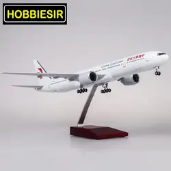 47 см 1/157 весы Boeing B777 Dreamliner воздуха China Eastern Модель самолетов Вт Настенный светильник и литой колесный Пластик Смола самолет