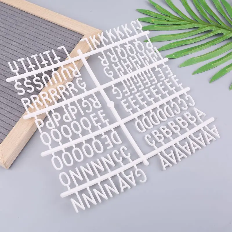 Description Picture 4 of item4Pcs Characters for Felt Letter Board Numbers Message Board Letterboard Matching Letter Home Decor Accessories Symbols Office