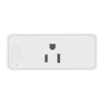 

Smart WiFi Socket with Dual USB Remote Control App Control Voice Control Timer Function 16A US Plug