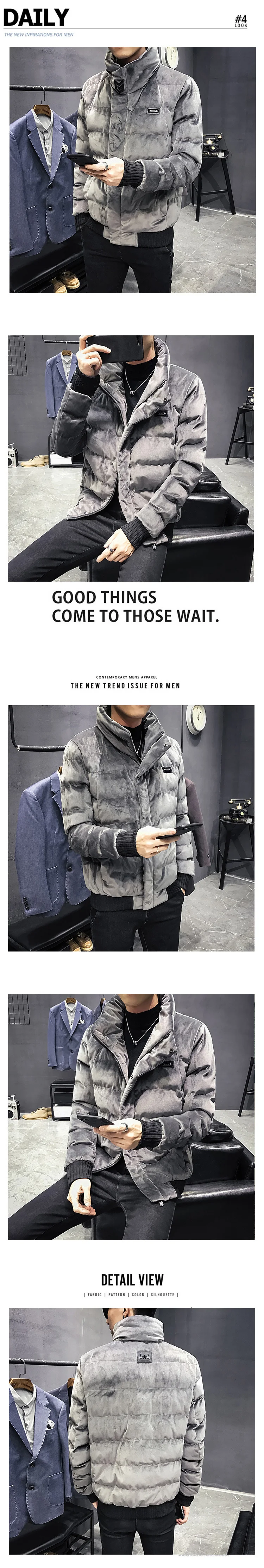Autumn And Winter Thickening New Loose Trend Solid Color Men's Street BreadServiceGoldVelvetStandCollar Casual Leather Coat