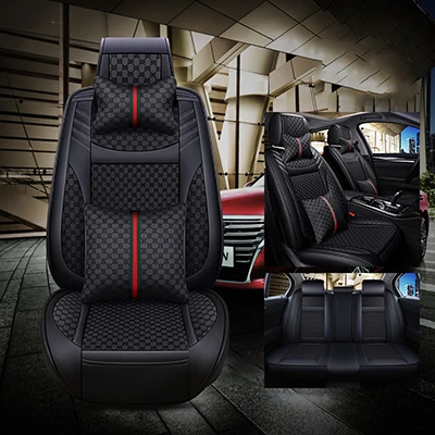 ZRCGL универсальные Flx автомобильные чехлы для Mercedes Benz все модели E C ML GLK GLA GLE GL S R A B CLK SLK CLA CLS G GLS GLC vito vi - Название цвета: Black pillow