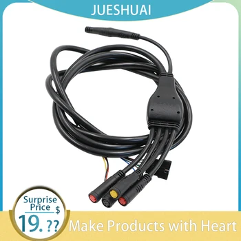 

JS Ebike Waterproof Cable for Conversion Kit Display Brake Lever Throttle Connector for Electric Bike Accessories e bike parts