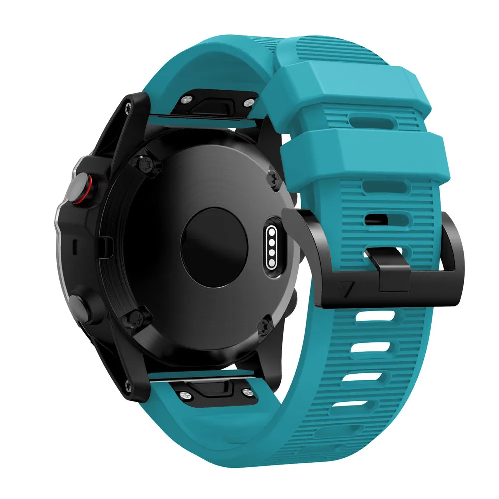 Ремешок силиконовый для смарт часов Garmin Fenix 6X/6X Pro/ 5X/5X Plus/ Fenix3 3HR /3 Sapphire 26 мм|Ремешки