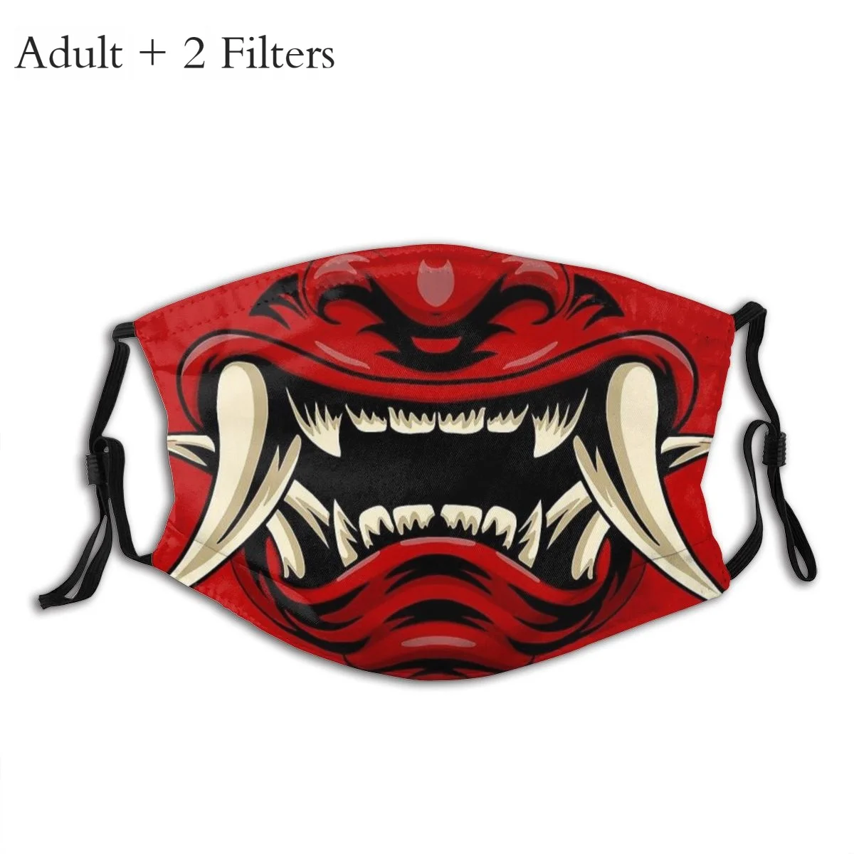 Они Япония Самурай демон тканевых масок Hanya маска для лица с изображением рта