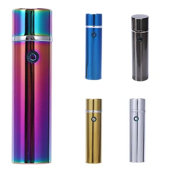 

6 Arc Lighter Plasma Electric Cigarette Lighter Metal Rechargeable Usb Lighters Six Cross Arc Pulse For Weed Tobacco(Silver)