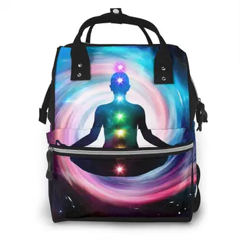 

Mummy Bag Meditation Nappy Backpack Large Capacity Stroller Bag Mom Baby Multi-function Waterproof Outdoor Diaper Bags