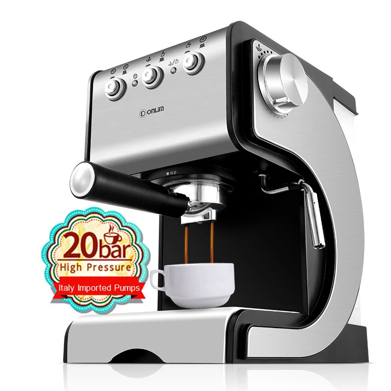 

Espresso Coffee Machine Espresso Maker Italian Semi Automatic Household 20bar Pump Pressure Cappuccino Steam Type Milk Frother