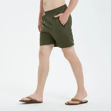 Новинка, мужские плавки для плавания, большие размеры, одноцветные шорты для серфинга, Шорты для плавания для мужчин, Длинные плавки для мужчин, Traje De bauno Hombre#3