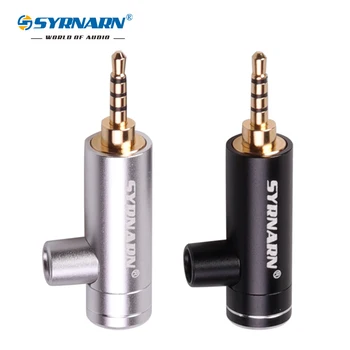 

1PCS 2.5mm elbow gold-plated 2.5 pistol-type balanced plug 4 L-shaped headphone accessories repair DIY upgrade line i.D=4.5mm