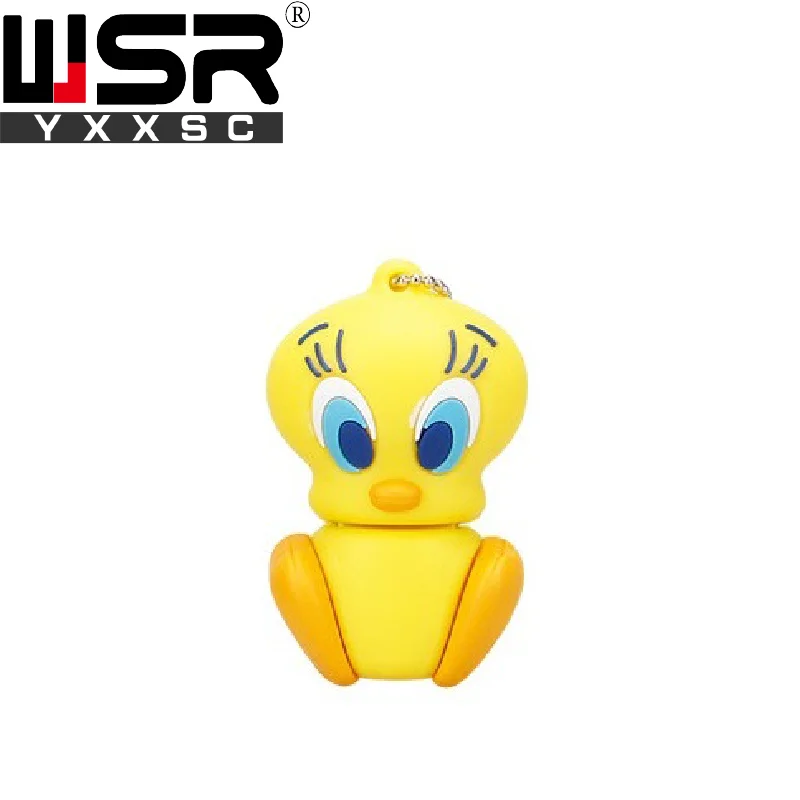 Usb-накопитель с мультипликационным принтом 2,0, 32 ГБ, 64 ГБ, 128 ГБ, кот, утка, Лев, кролик, ворона, серия usb 4 ГБ, 8 ГБ, 16 ГБ, новинка,, изысканный подарок для детей