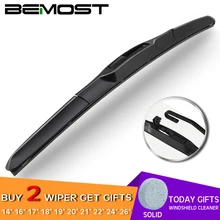 BEMOST универсальная u-образная Автомобильная Щетка стеклоочистителя 1" 16" 1" 18" 1" 20" 2" 22" 2" 26" U Крюк ветровое стекло резиновый Гибридный Авто Стеклоочистители