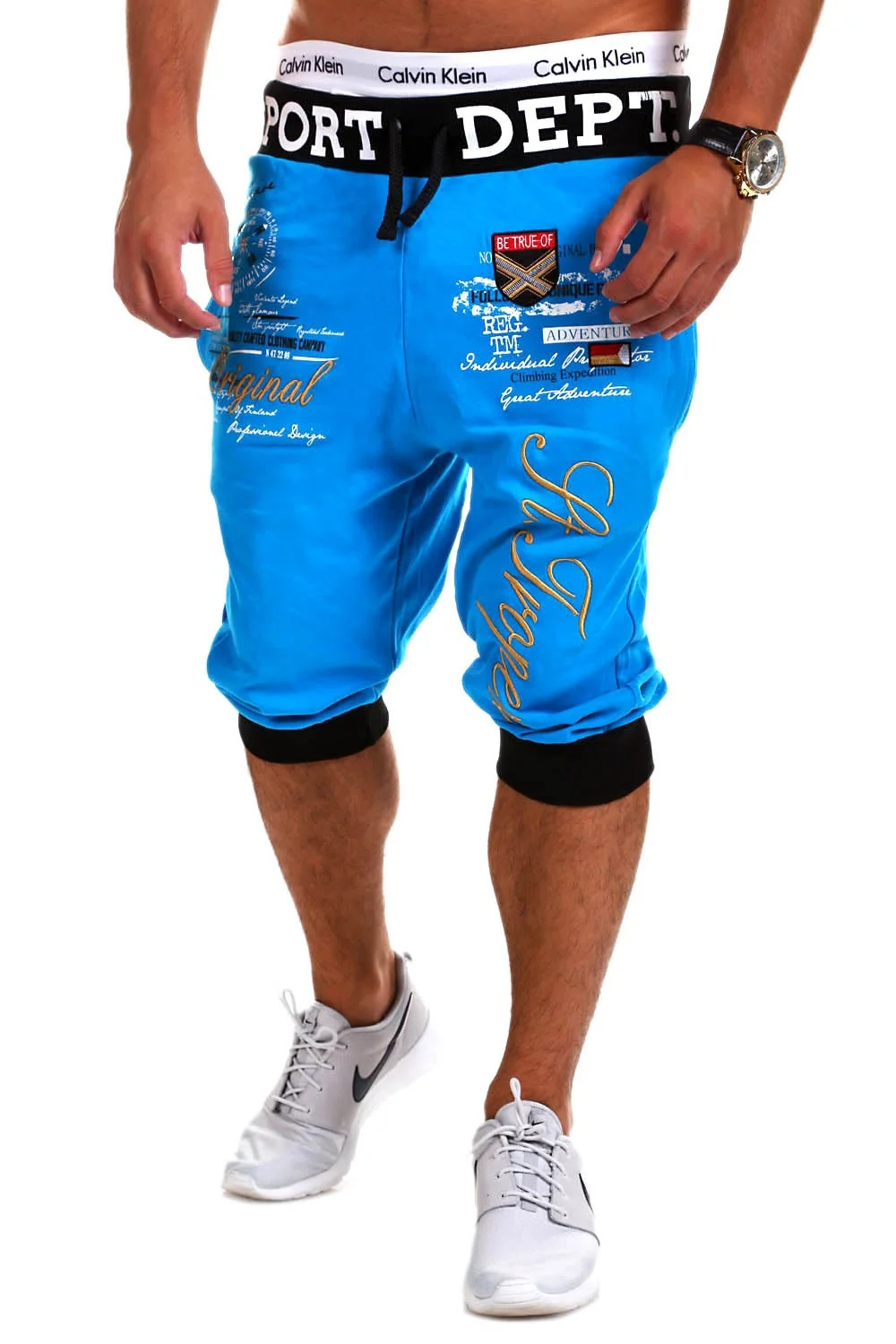 Men Baggy Jogger Shorts Casual Harem Short Slacks Shorts Cotton Gyms Short Trouser Men Italian Printed Design Fitness Sweatpants Men Baggy Jogger Shorts Casual Harem Short Slacks Shorts Cotton Gyms Short Trouser Men Italian Printed Design Fitness Sweatpants