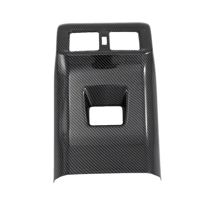 

Car Air Conditioning Vent Outlet Cover Trim Armrest Box All Inclusive Rear for Toyota Rav4 Rav 4 2019 2020 Carbon Fiber Style Ca
