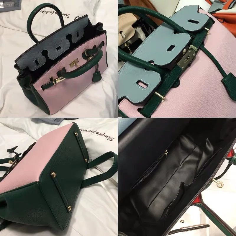 Bolsos de cuero para модный привлекательный раздельный купальник bolsos de lujo модный привлекательный раздельный купальник bolsos de diseñador grande bolso de mano Cadena de cuero bolso