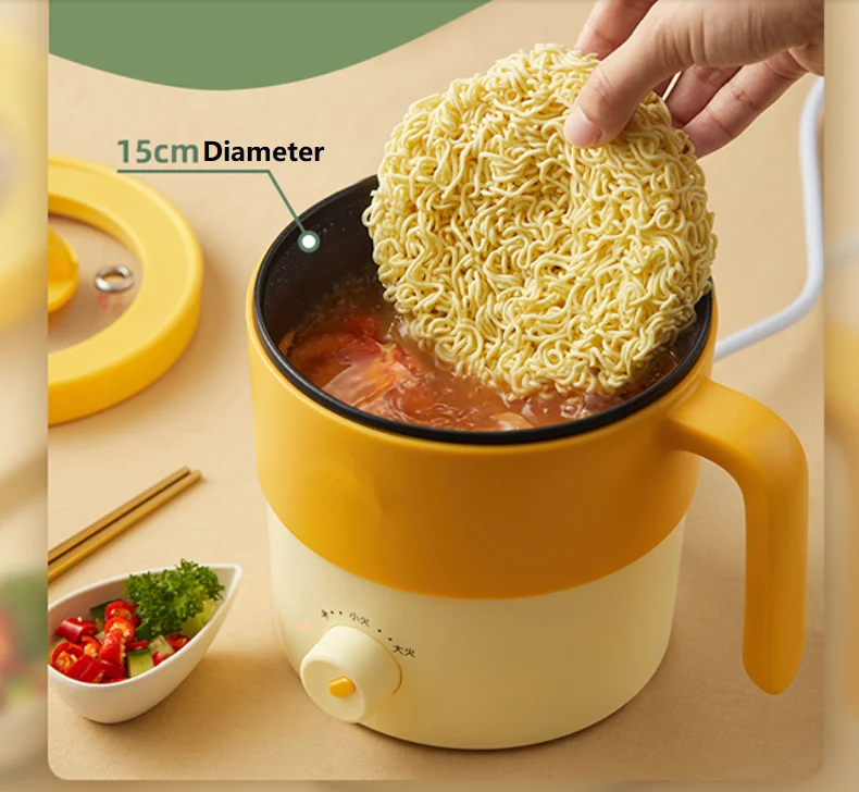 Description Picture 3 of item220V 1L Mini Electric Rice Cooker Non-stick Food Cooking Machine Household Electric Hot Pot Portable Hotpot Making Machine