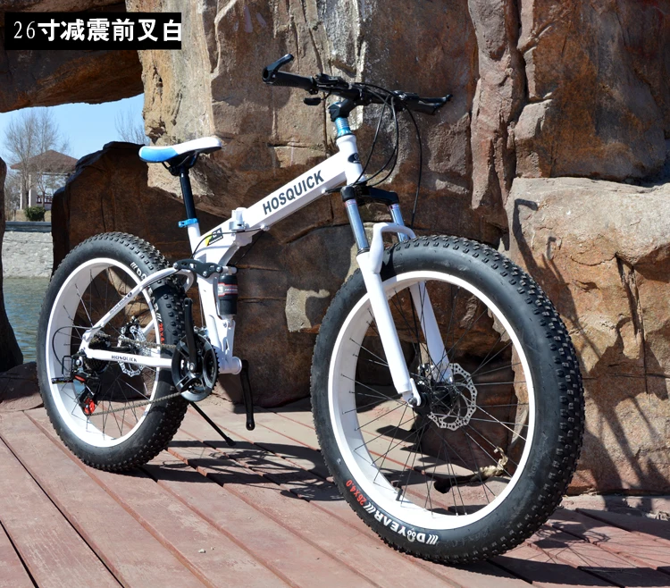 Новый бренд 4,0 широкий fat tire Горные горы пляж снег велосипед Спорт на открытом воздухе 20/26 дюймов 27 скоростной складной велосипед Новый бренд 4,0 широкий fat tire Горные горы пляж снег велосипед Спорт на открытом воздухе 20/26 дюймов 27 скоростной складной велосипед