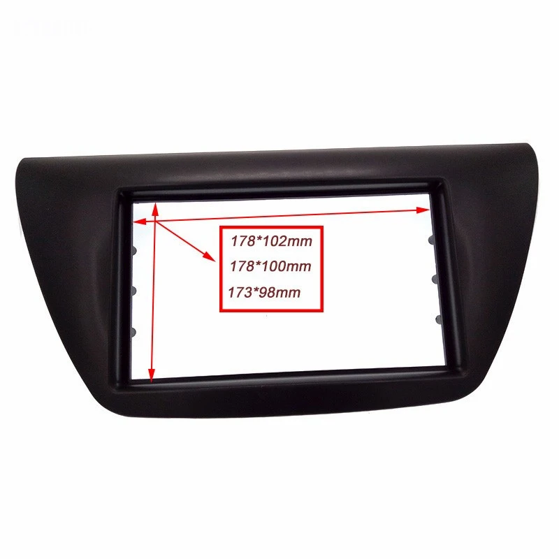 2DIN Автомобильная Накладка для Mitsubishi Lancer IX 2006 DVD стерео рама панель пластина тире Монтажная крышка отделка комплект ободок
