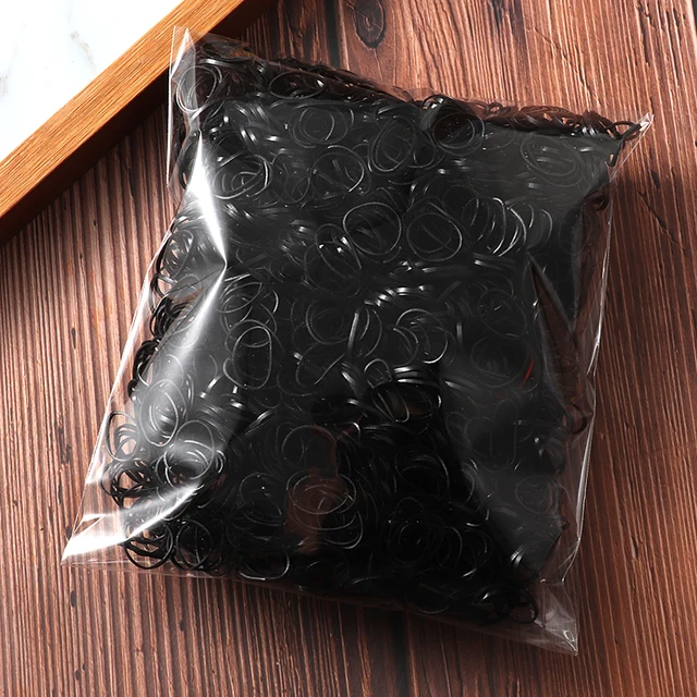 2000pcs Girls Hair Bands Hair Accessories Nylon Rubber Band Elastic Headband Children Ponytail Gum Holder Bands Kids Ornaments opp bag-1