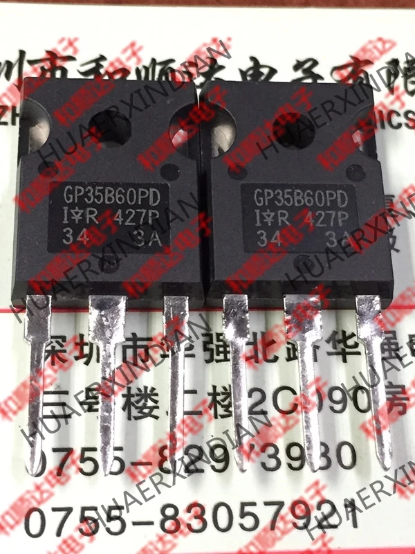 10 шт./лот новое и оригинальное IRGP35B60PD-EP TO-247 IGBT 600V 60A