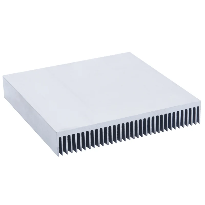 1PC high-power aluminum radiator close-tooth radiator 90x90x15MM electronic cooling plate aluminum strip