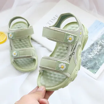 

Girls Sandals Children's Shoes 2020 Summer New Toddler Girls Sandals Daisy Roman Fashion Sandals Girls Princess Shoes