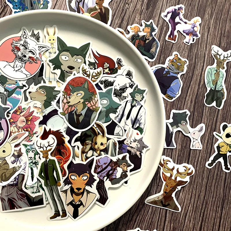 10/30/50Pcs BEASTARS Stickers Waterproof Decal for Laptop Motorcycle Luggage Snowboard Fridge Car