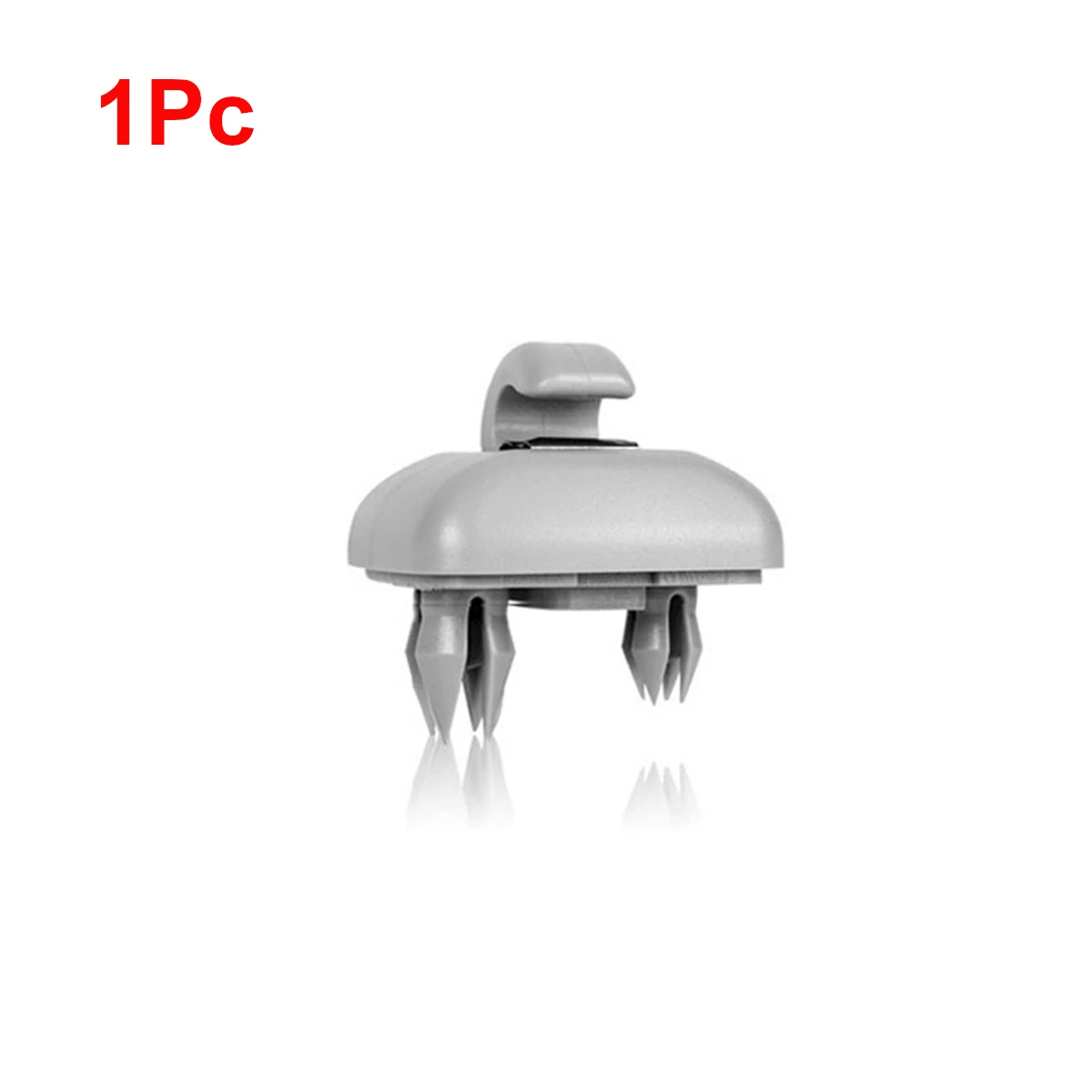 Enhanced Interior Sun Visor Hook Clip - Grey, Black, Beige