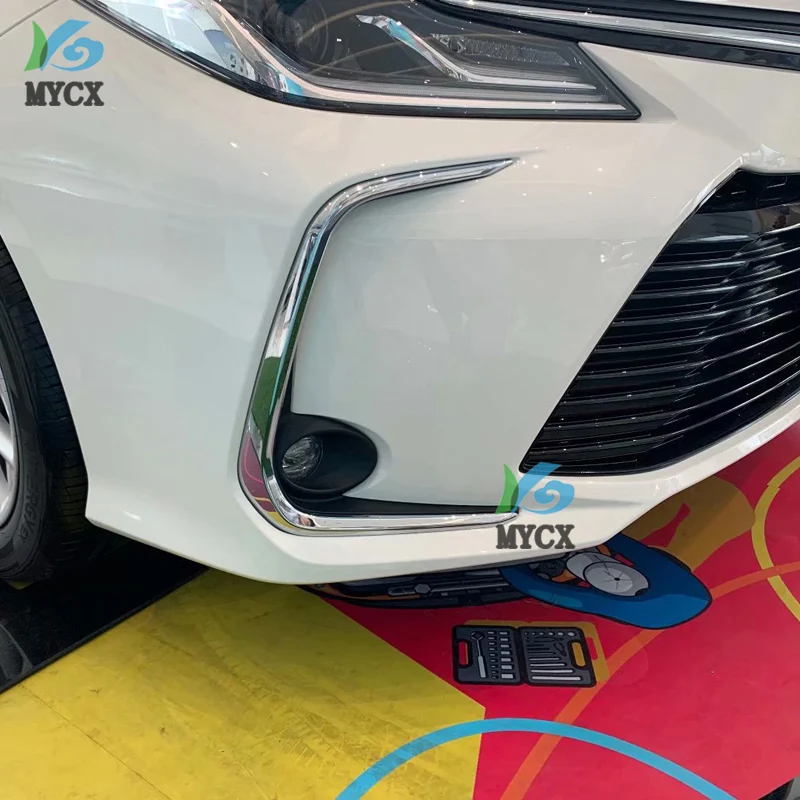 Подходит для Toyota Corolla E210 Sedan автомобильный Стайлинг ABS передний противотуманный светильник декоративный чехол отделка 2 шт. авто аксессуары
