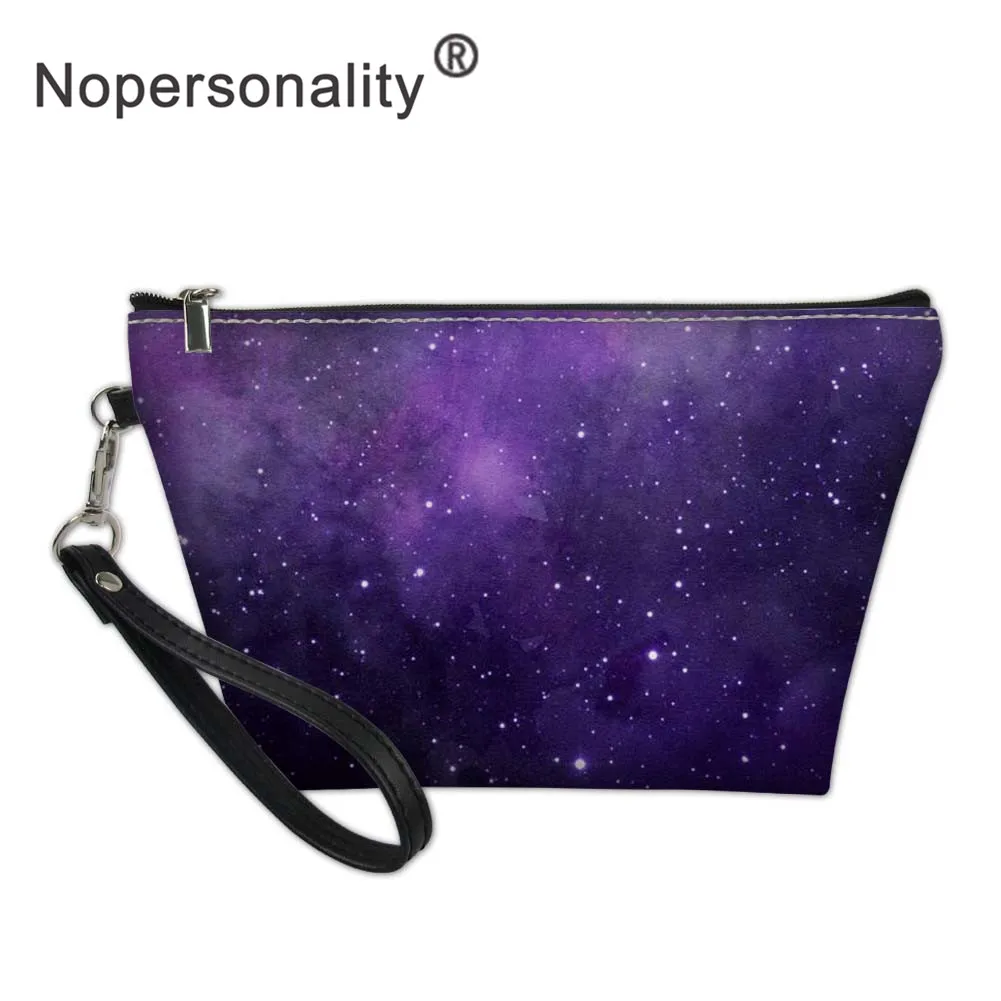 Nopersonality Galaxy Space женская косметичка, кожаный маленький косметический чехол, клатч на молнии, органайзер для хранения монет, сумочка для туалетных принадлежностей - Цвет: L2773Z8