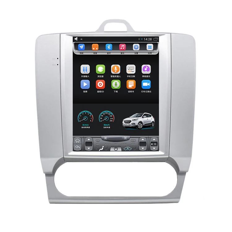 

10.4" tesla vertical screen Octa core Android 8.1 Car GPS radio Navigation for Ford Mondeo Focus S-max C-Max Transit Galaxy